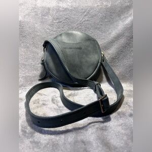 Portland Leather Goods Almost Perfect Small Round Leather Crossbody